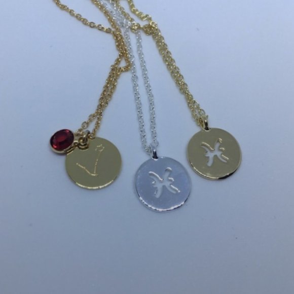 Pisces Zodiac Sign Astrology Necklaces - Picture 7 of 9
